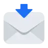 नीचे की ओर एरो एबव के साथ लिफ़ाफ़ा Emoji 📩 image - Tossface style
