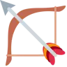 Emoji Arco e freccia 🏹 image - Twitter / X (Twemoji) style