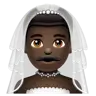 Man With Veil: Dark Skin Tone Emoji 👰🏿‍♂️ image - WhatsApp style