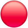 Büyük Kırmızı Daire Emoji 🔴 image - Samsung style