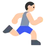 Person Running: Light Skin Tone Emoji 🏃🏻 image - Tossface style