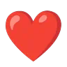 Red Heart Emoji ❤ image - Google Noto Color Animated style