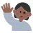 Person Raising Hand: Medium-Dark Skin Tone