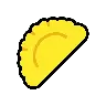 Emoji gnocco 🥟 image - OpenMoji style