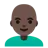 Man: Dark Skin Tone, Bald