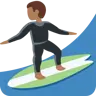 Man Surfing: Medium-Dark Skin Tone Emoji 🏄🏾‍♂️ image - Twitter / X (Twemoji) style