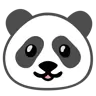 Panda-Gesicht Emoji 🐼 image - Google Noto Color style