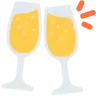 Clinking Glasses Emoji 🥂 image - Twitter / X (Twemoji) style