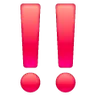 Double Exclamation Mark Emoji ‼ image - Samsung style