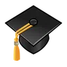 Emoji Cap de absolvire 🎓 image - Telegram style