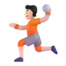 Person Playing Handball: Light Skin Tone Emoji 🤾🏻 image - Microsoft 3D Fluent style