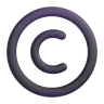 Emoji Segno di copyright © image - Microsoft 3D Fluent style