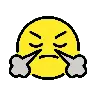 เผชิญหน้ากับชัยชนะ Emoji 😤 image - OpenMoji style