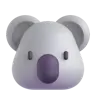 Emoji Koala 🐨 image - Microsoft 3D Fluent style