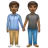 People Holding Hands: Medium-Dark Skin Tone