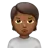 Person Pouting: Medium-Dark Skin Tone