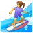 Woman Surfing