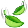 Leaf Fluttering In Wind Emoji 🍃 image - Samsung style
