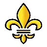 Emoji Fleur-de-lis ⚜ image - OpenMoji style
