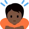 Person Bowing: Dark Skin Tone Emoji 🙇🏿 image - Twitter / X (Twemoji) style