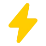 High Voltage Emoji ⚡ image - Tossface style