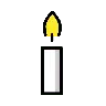 Kerze Emoji 🕯 image - OpenMoji style