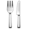 Fork And Knife Emoji 🍴 image - WhatsApp style