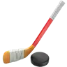 Eishockeyschläger und Puck Emoji 🏒 image - Apple style