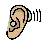 Ear With Hearing Aid: Medium-Light Skin Tone