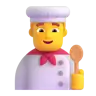 Man Cook Emoji 👨‍🍳 image - Microsoft 3D Fluent style