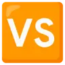 Vs กำลังสอง Emoji 🆚 image - Google Noto Color style
