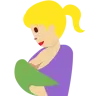 Breast-Feeding: Medium-Light Skin Tone Emoji 🤱🏼 image - Twitter / X (Twemoji) style