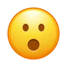 Emoji Affrontare con la bocca aperta 😮 image - Telegram style