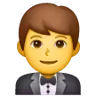 Man In Tuxedo Emoji 🤵‍♂️ image - Samsung style