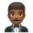 Man In Tuxedo: Medium-Dark Skin Tone