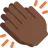 Clapping Hands: Dark Skin Tone