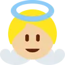 Baby Angel: Medium-Light Skin Tone Emoji 👼🏼 image - Twitter / X (Twemoji) style