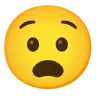 Zdenerwowana Twarz Emoji 😧 image - Google Noto Color style