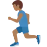Man Running: Medium-Dark Skin Tone Emoji 🏃🏾‍♂️ image - Twitter / X (Twemoji) style