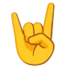 Emoji Segno dei Corni 🤘 image - Google Noto Color Animated style