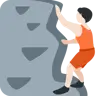 Person Climbing: Light Skin Tone Emoji 🧗🏻 image - Twitter / X (Twemoji) style