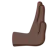 Rightwards Pushing Hand: Dark Skin Tone