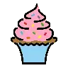 Emoji Cupcake 🧁 image - OpenMoji style