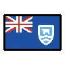 Flag: Falkland Islands Emoji 🇫🇰 image - OpenMoji style