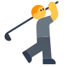 Golfista Emoji 🏌 image - Tossface style