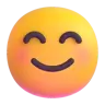 Emoji Volto sorridente con occhi sorridenti 😊 image - Microsoft 3D Fluent style