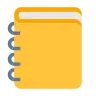 Hauptbuch Emoji 📒 image - Tossface style