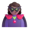Woman Supervillain: Medium Skin Tone Emoji 🦹🏽‍♀️ image - Microsoft 3D Fluent style