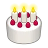 Geburtstagskuchen Emoji 🎂 image - Telegram style