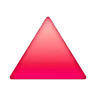 Emoji Triangolo rosso up-pointing 🔺 image - Samsung style